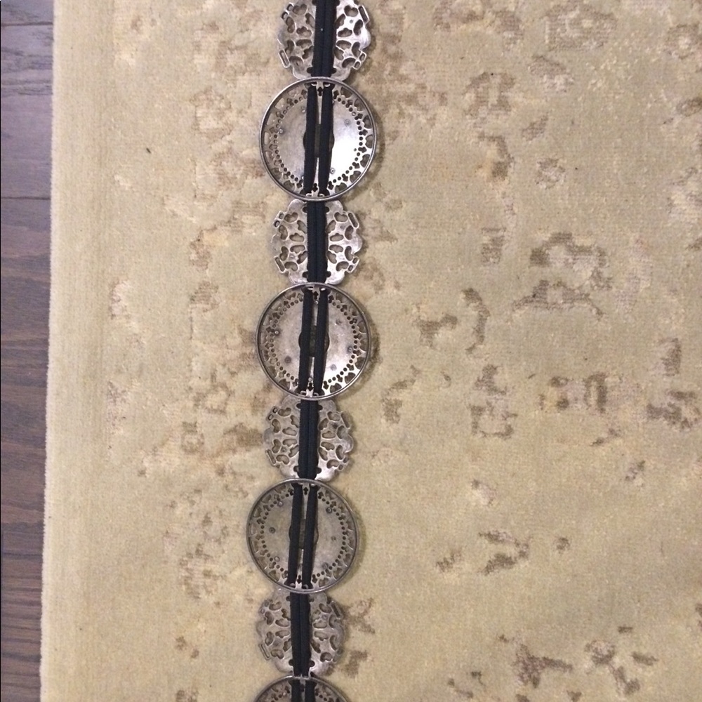 Metal Disc Conch Stretch Belt View 4